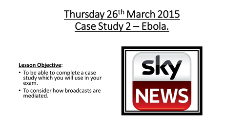 Case Study lessons for TV News