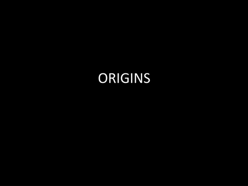 Origins - a lone robot animation