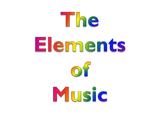 Elements of Music Display