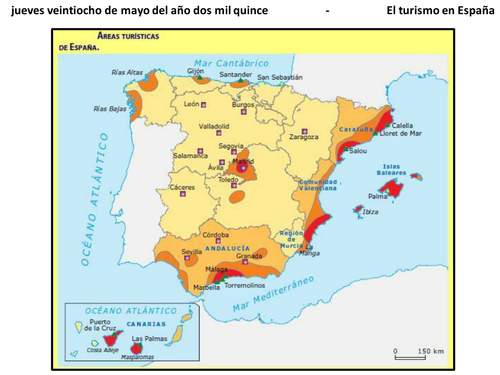 El turismo en Málaga - listening comprehension - National 5 Spanish