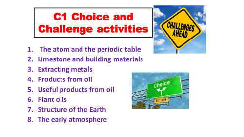 C1 choice and challenge activites