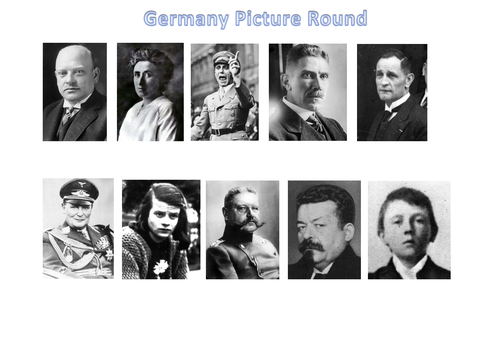 GERMANY 1918-1939 REVISION QUIZ