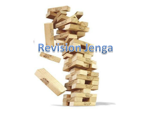 Revision Jenga Levels 5-8