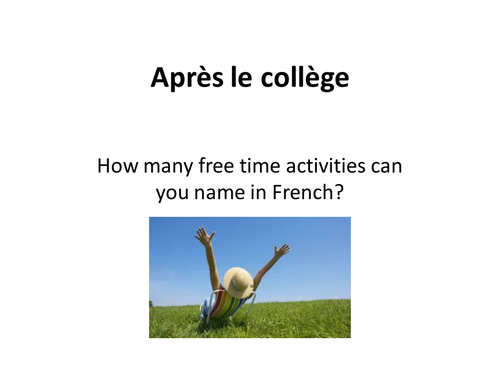 Après le collège
