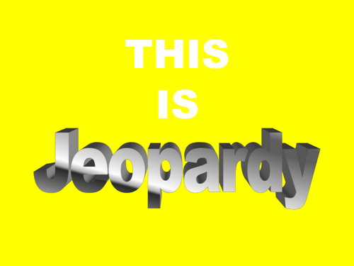 Jeopardy Math Level 5, 6 Revision Quiz