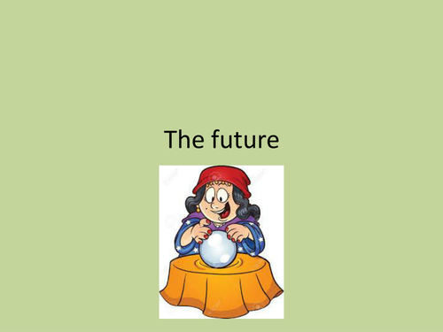 ppt on the future tense in French