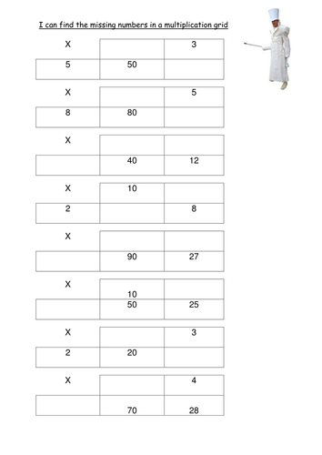Numbertaker grid method