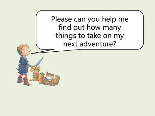 Simple word problems (Sir Charlie Stinky Socks)