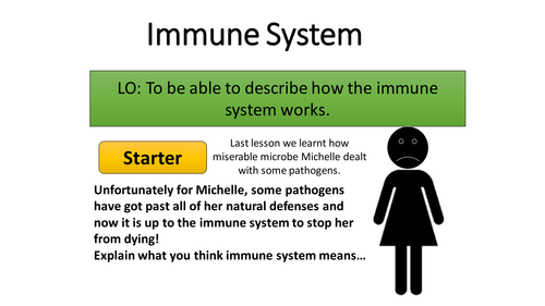 The immune system  (Year 8 microbes and disease)