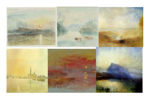 Turner Landscape Watercolor Painting