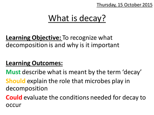 What is Decay?