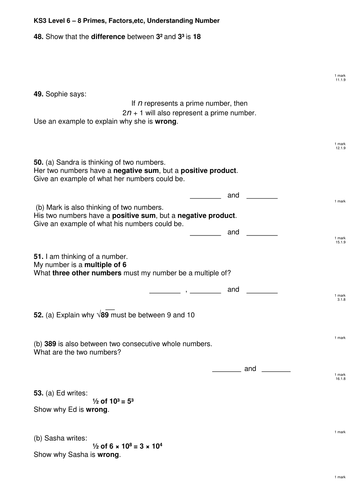KS2 Number level 6 | Teaching Resources