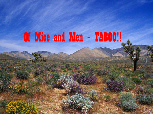 Of Mice and Men Taboo