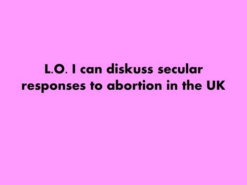 Abortion articles for discussion