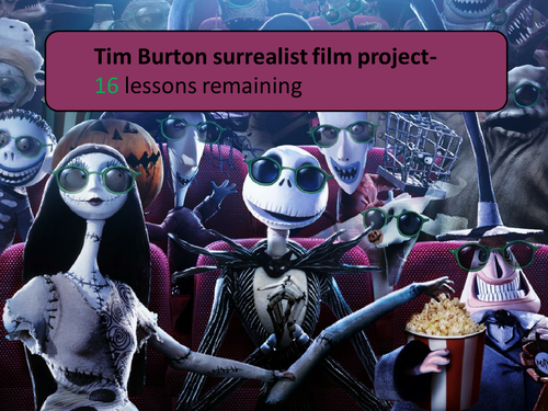 Surrealism lesson 3/ Tim Burton project