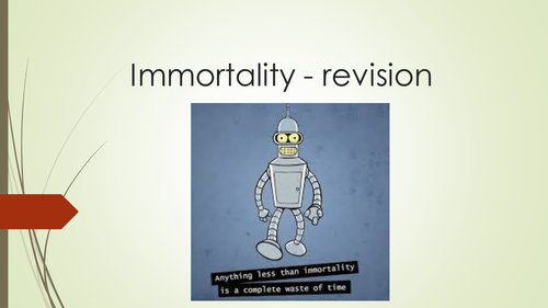 AQA RS Syllabus B unit 4, topic topic 4 - Immortality. Revision on Christian views of immortality