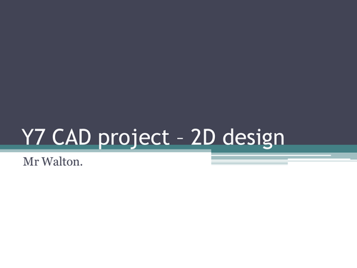 2D design Y7 CAD project