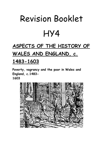 Poverty & Vagrancy in Tudor England & Wales A2
