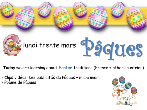 French Easter lessons 2015