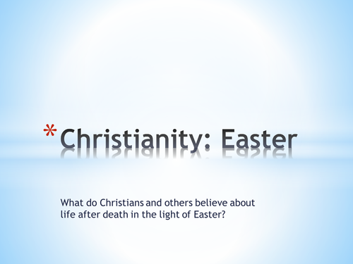 Easter - Christianity and Death