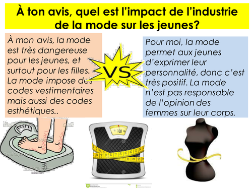 L'industrie de la mode (fashion industry)