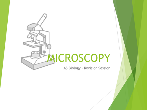 Microscopy slides for AS biology revision