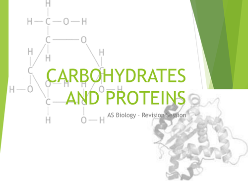 Carbohydrates and Proteins AS (AQA) revision