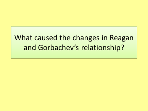 Reagan, Gorbachev and the summits