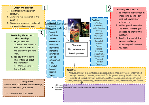 WJEC Extract question revision mat