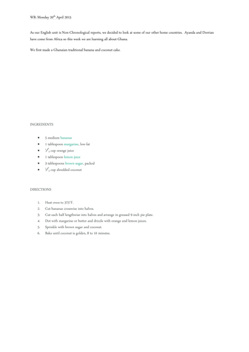 toolkit chronological for non report of by reports UK  2 non  planning chronological weeks