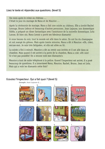 Un crime au Mariage (Expo 3 Module 4)