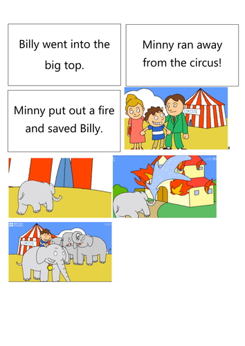 Circus 4 literacy plans year 1