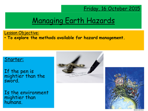 Managing Earth Hazards