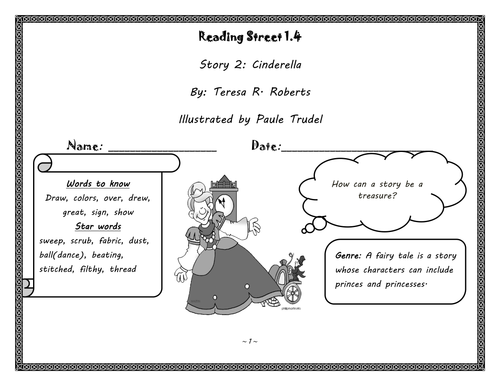 Reading Street 1.4 worksheets | Teaching Resources