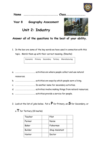 Industry assessment