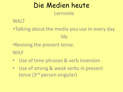 Echo Higher 1.1 Die Medien in meinem Leben