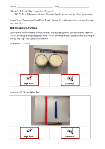 Investigating Sound - Pitch
