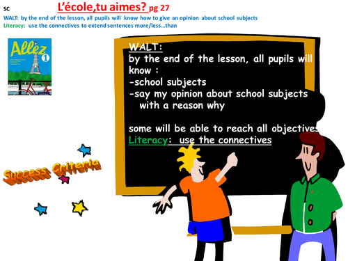 Allez 1 2.3 L'école, tu aimes?