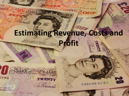 Estimating Revenues and Costs Activity