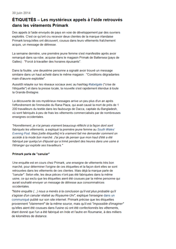 Altermondialisme - SOS commerce équitable