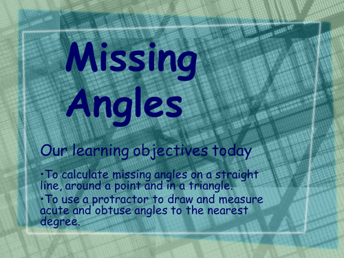 Missing Angles Powerpoint