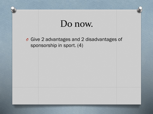 AQA Spec. Powerpoint lesson on Role Models