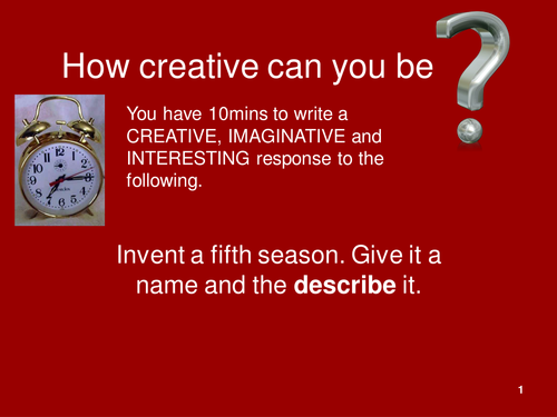 how creative can you be?