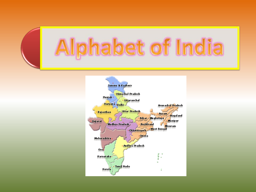 Alphabet of India