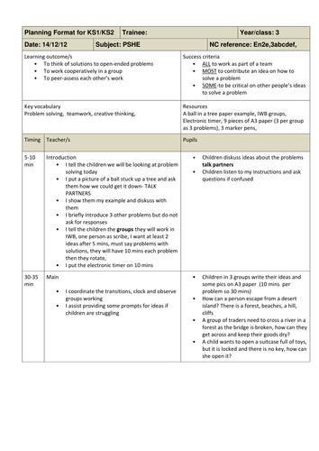 PSHE Scenarios- Group problem solving activity by rosabellaangelica