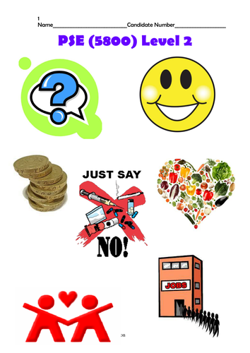 PSE AQA 4800 Level 2 Booklet