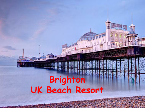 UK beach resort, Brighton, for AQA Leisure & Tourism GCSE