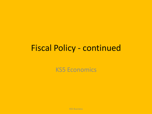 L17FiscalPolicyContinued