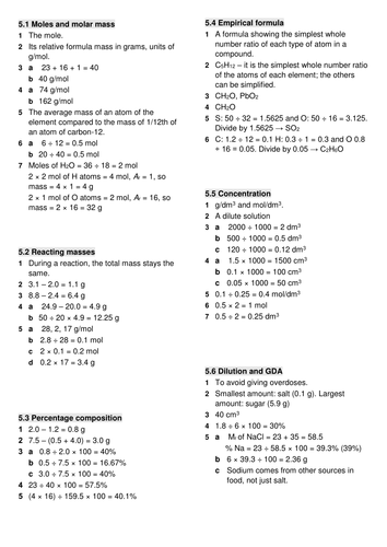 OCR Gateway C5 Bumper Question Pack [Quantitative Analysis]