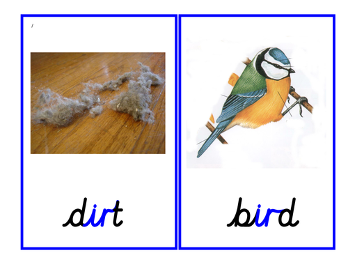 Phase 5: ir grapheme: cards and activities